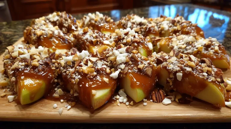 Caramel Apple Slices