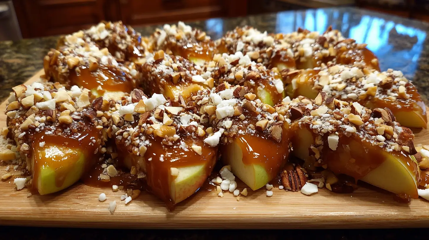 Caramel Apple Slices
