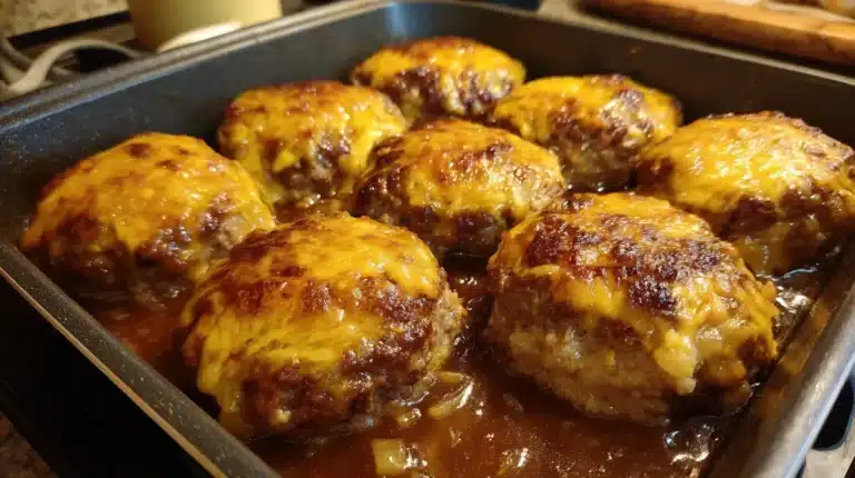 Amish Hamburger Steak Bake