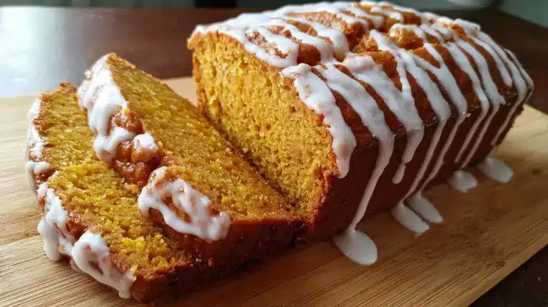 Pumpkin Bread with Maple Glaze