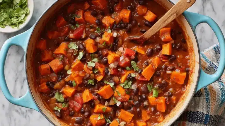 Sweet Potato & Black Bean Chili